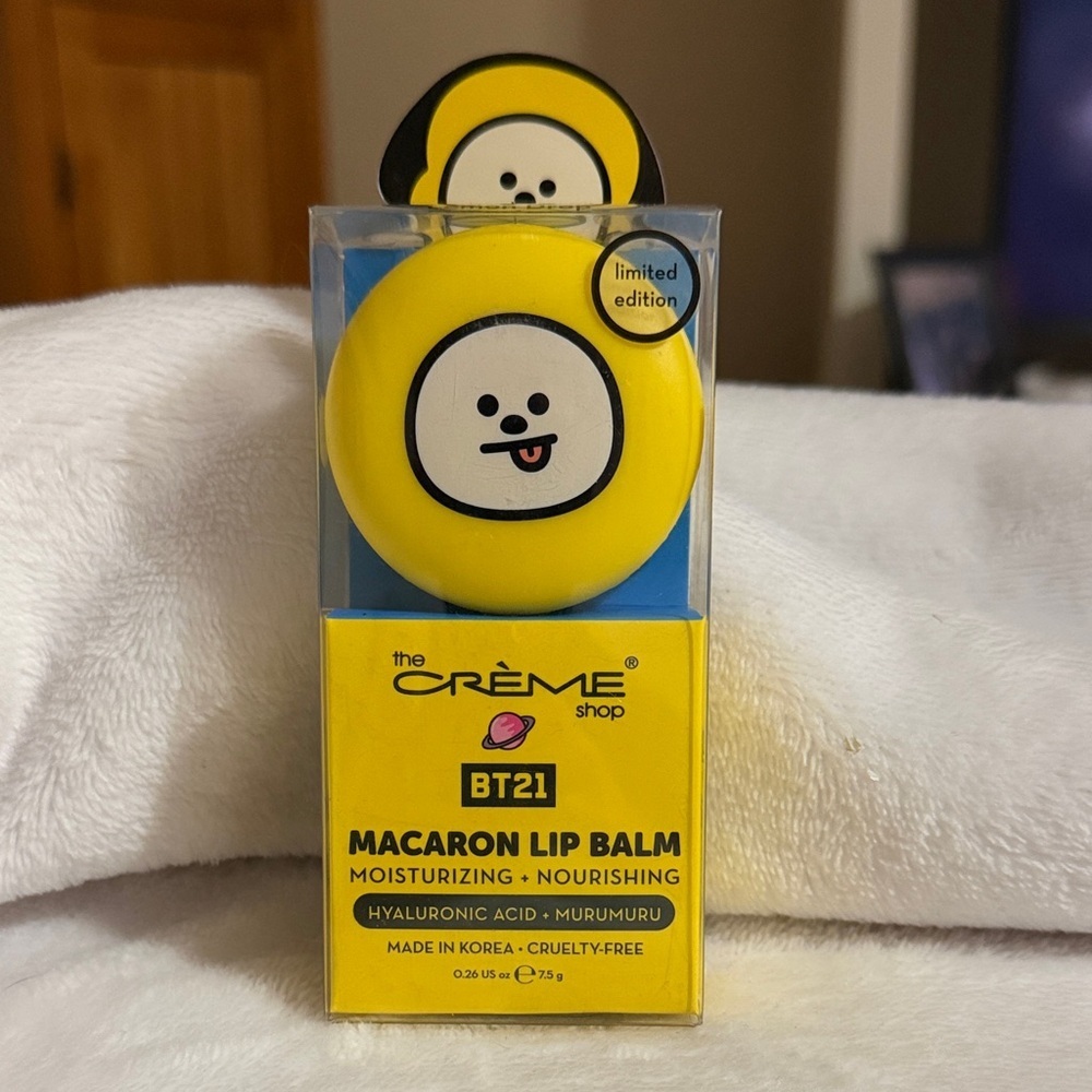 The Crème Shop BT21 Macaron Lip Balm- Limited Edition Lemon Drop